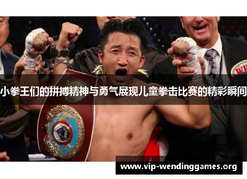 小拳王们的拼搏精神与勇气展现儿童拳击比赛的精彩瞬间 小拳王们的拼搏精神与勇气展现儿童拳击比赛的精彩瞬间