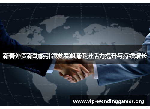 新春外贸新动能引领发展潮流促进活力提升与持续增长 新春外贸新动能引领发展潮流促进活力提升与持续增长