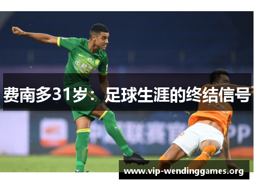 费南多31岁:足球生涯的终结信号 费南多31岁:足球生涯的终结信号